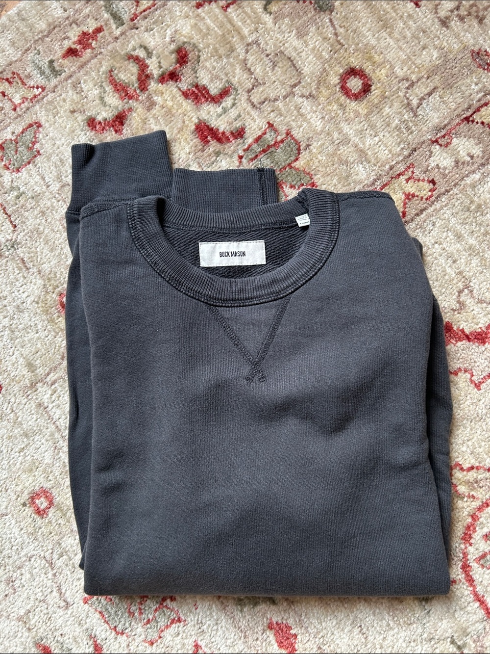 Buck Mason Crewneck Sweatshirt Men’s XL New no tags
